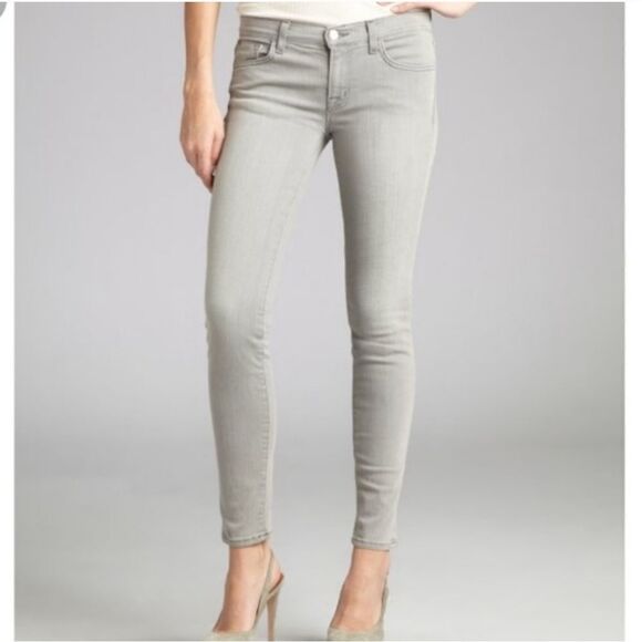 J. Brand Gray Sparkle Jeggings size 25 - Picture 1 of 7